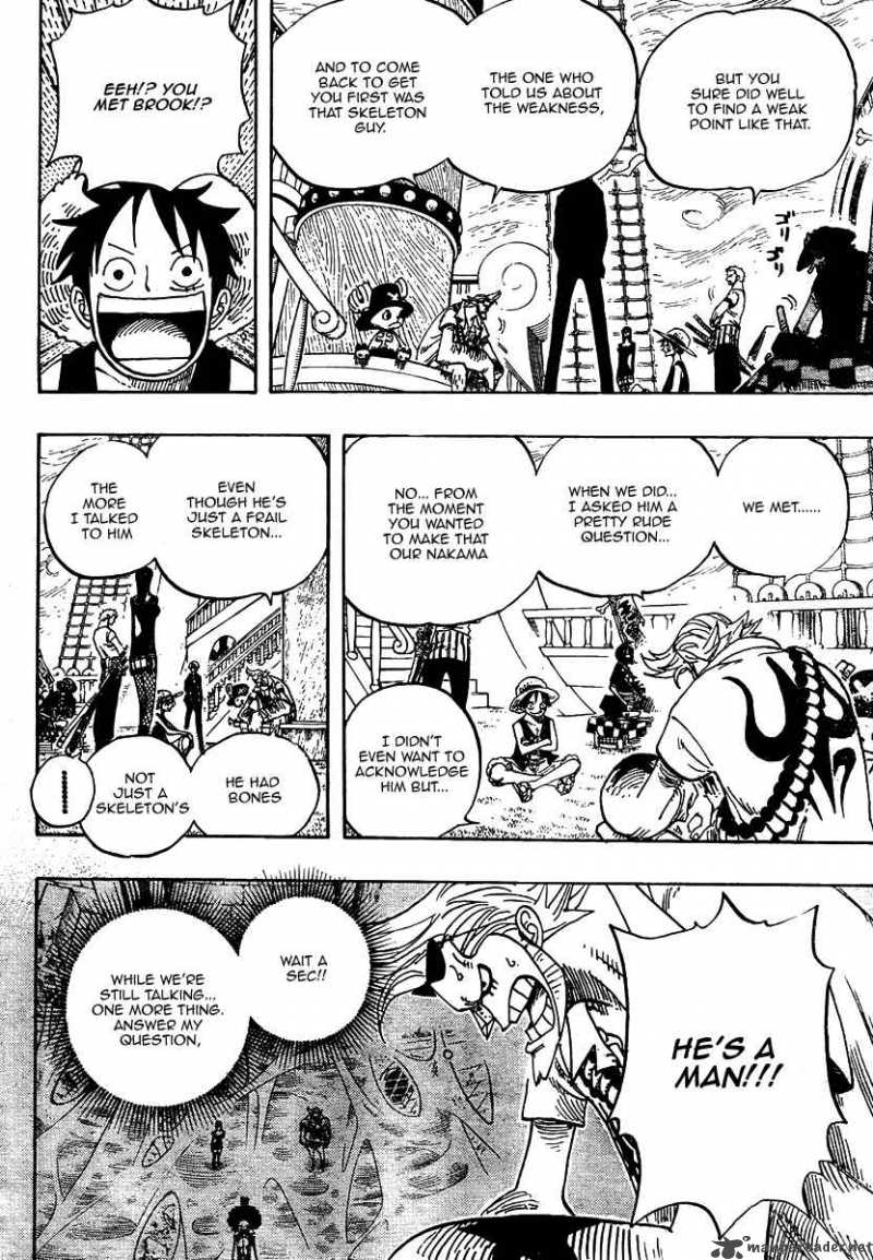 One Piece Manga Chapter 459 page 6 - Being Dead Isn't an Apology