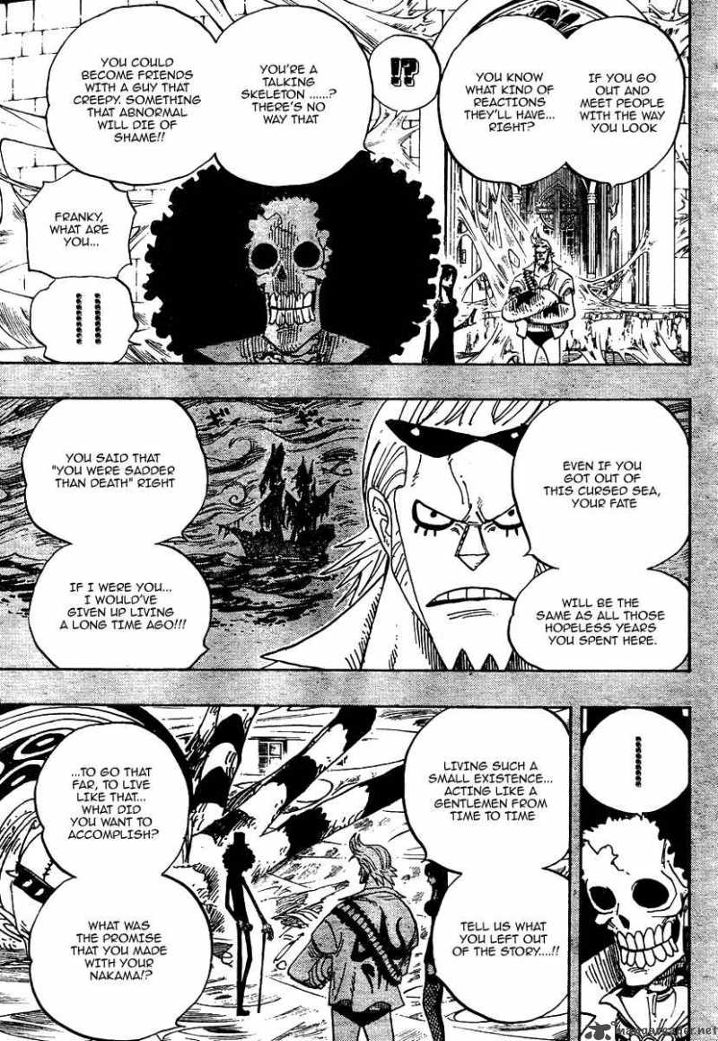 One Piece Manga Chapter 459 page 7 - Being Dead Isn't an Apology