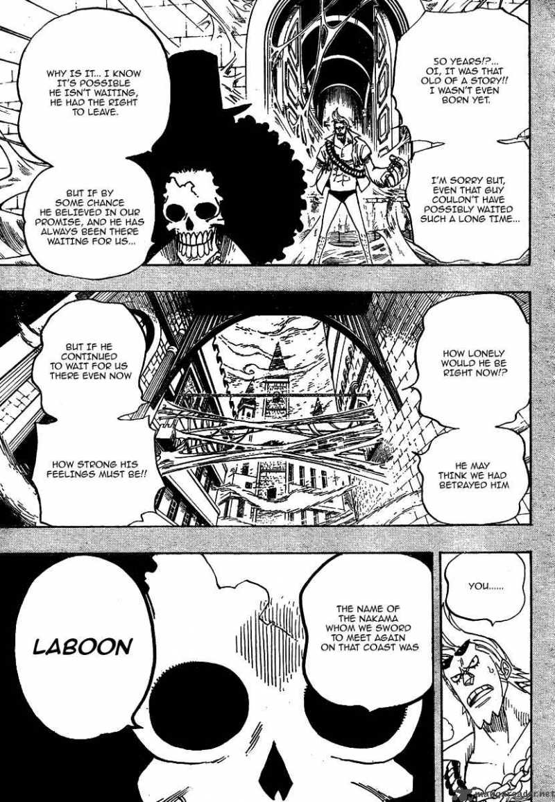 One Piece Manga Chapter 459 page 9 - Being Dead Isn't an Apology