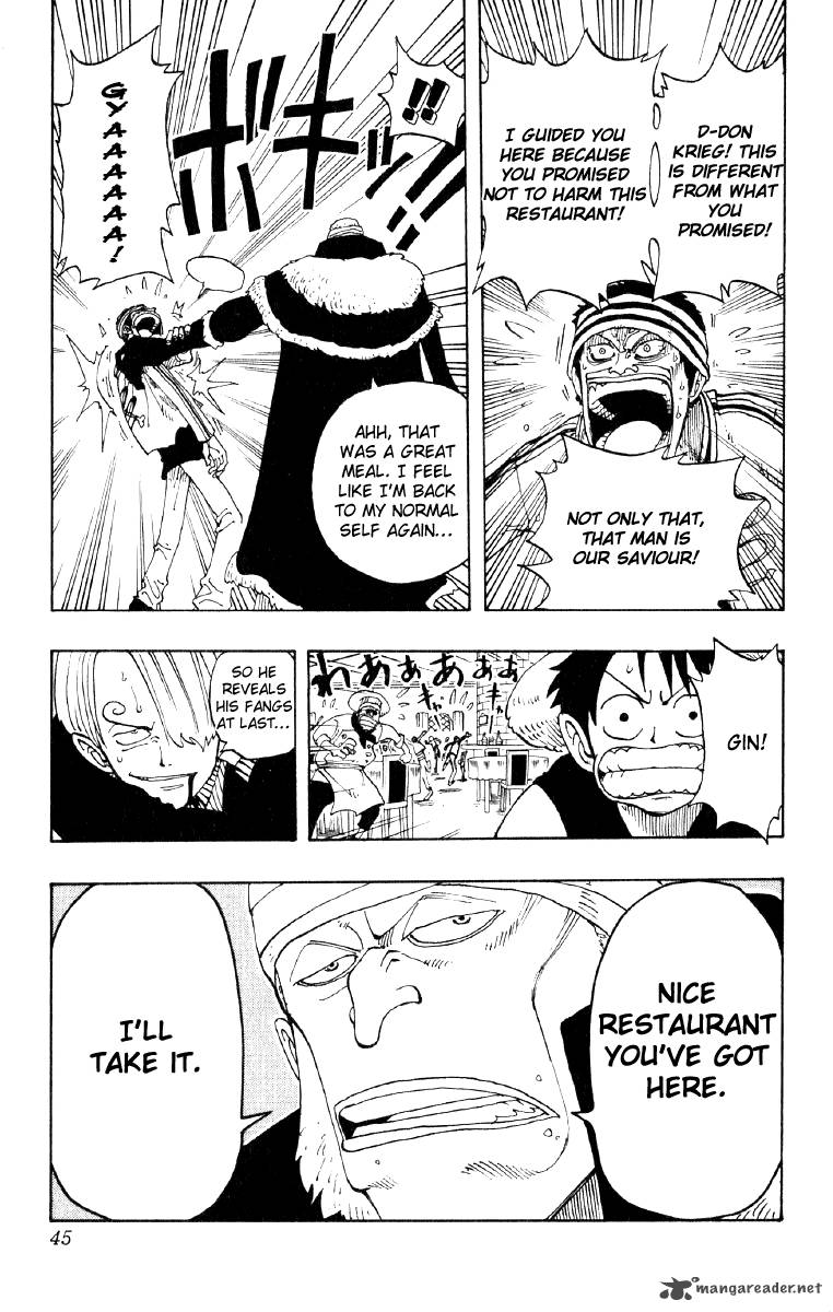 One Piece Manga Chapter 46 page 19 - An Uninvited Guest