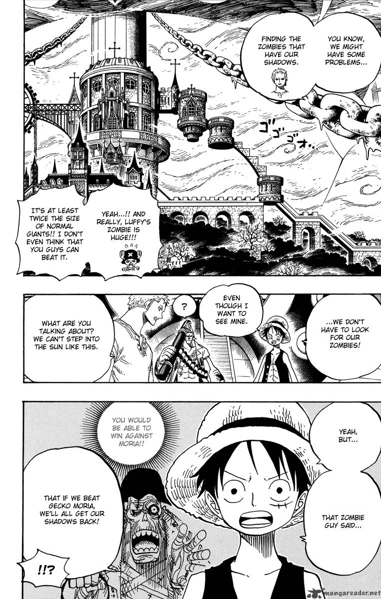 One Piece Manga Chapter 460 page 11 - Get Back Before Dawn!!