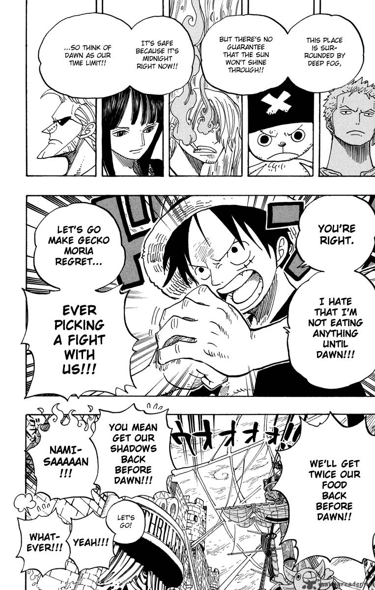 One Piece Manga Chapter 460 page 15 - Get Back Before Dawn!!
