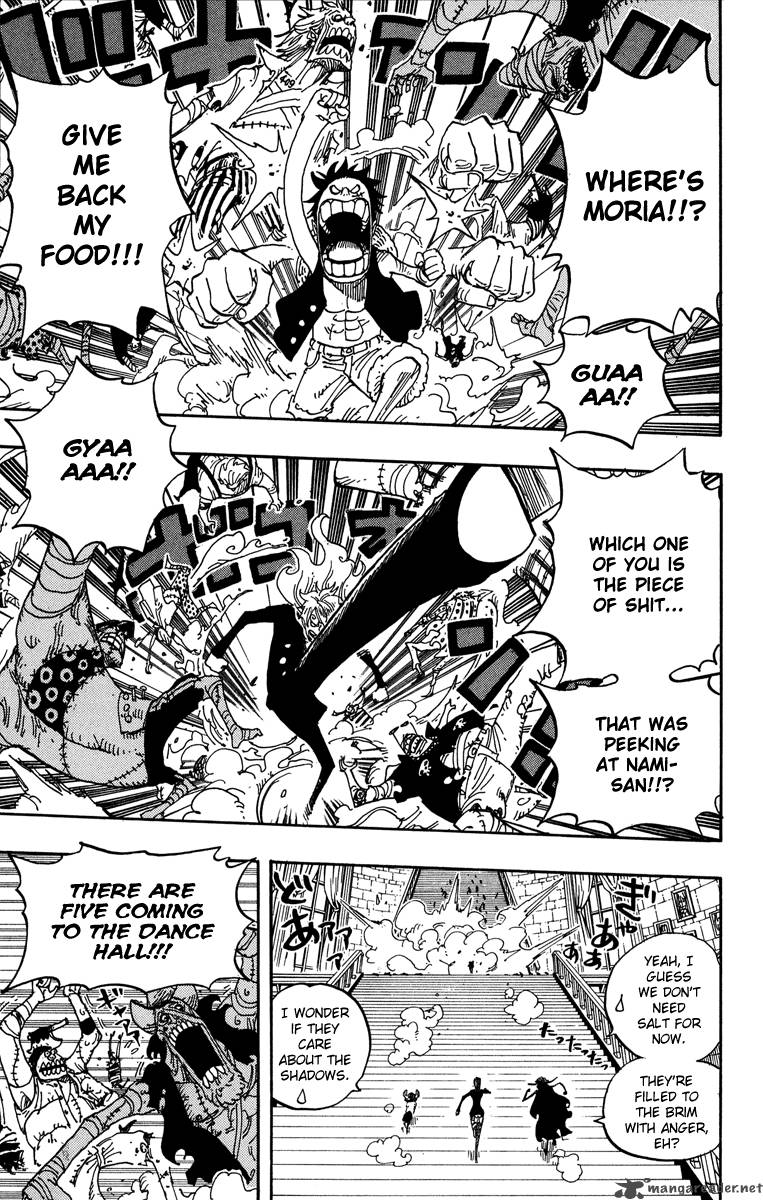 One Piece Manga Chapter 460 page 22 - Get Back Before Dawn!!