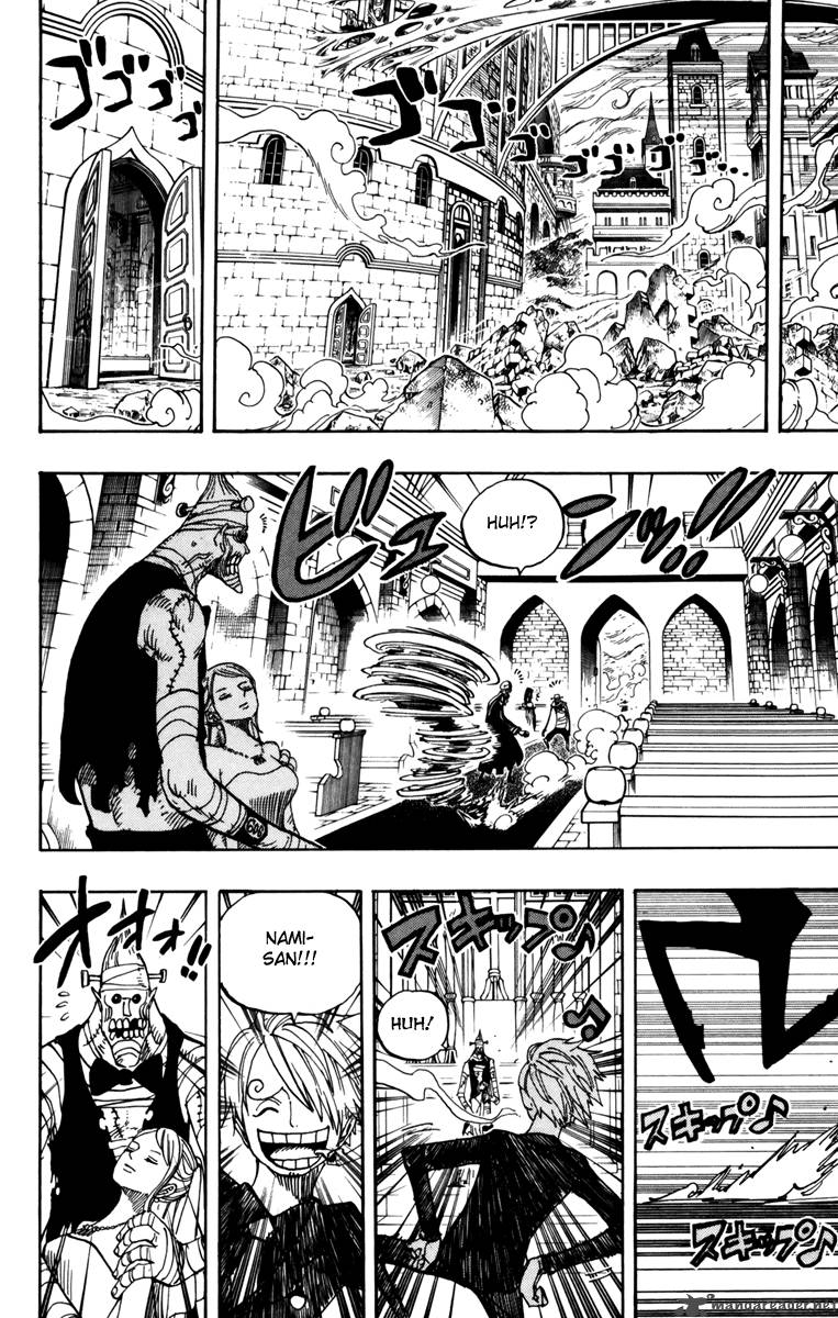One Piece Manga Chapter 463 page 10 - Pirate Sanji vs Mysterious Absalom
