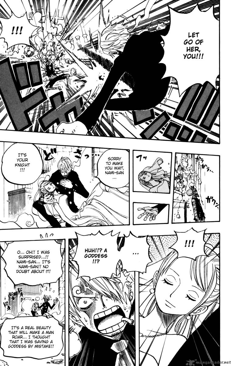 One Piece Manga Chapter 463 page 11 - Pirate Sanji vs Mysterious Absalom