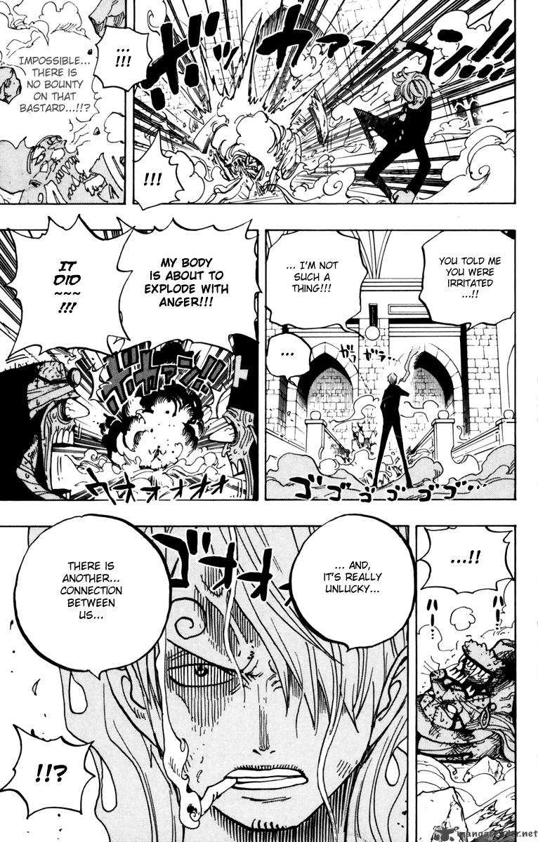 One Piece Manga Chapter 463 page 19 - Pirate Sanji vs Mysterious Absalom