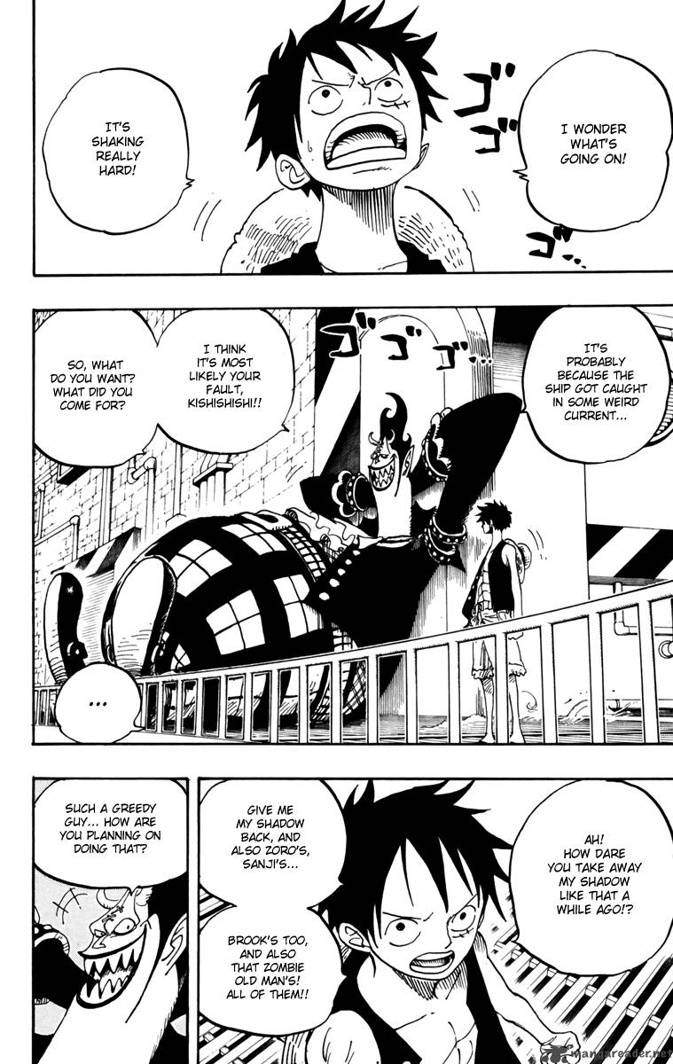 One Piece Manga Chapter 463 page 2 - Pirate Sanji vs Mysterious Absalom