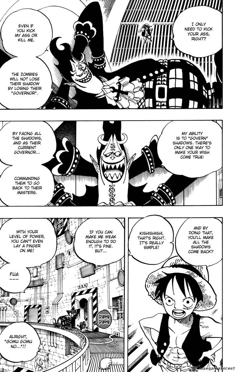One Piece Manga Chapter 463 page 3 - Pirate Sanji vs Mysterious Absalom