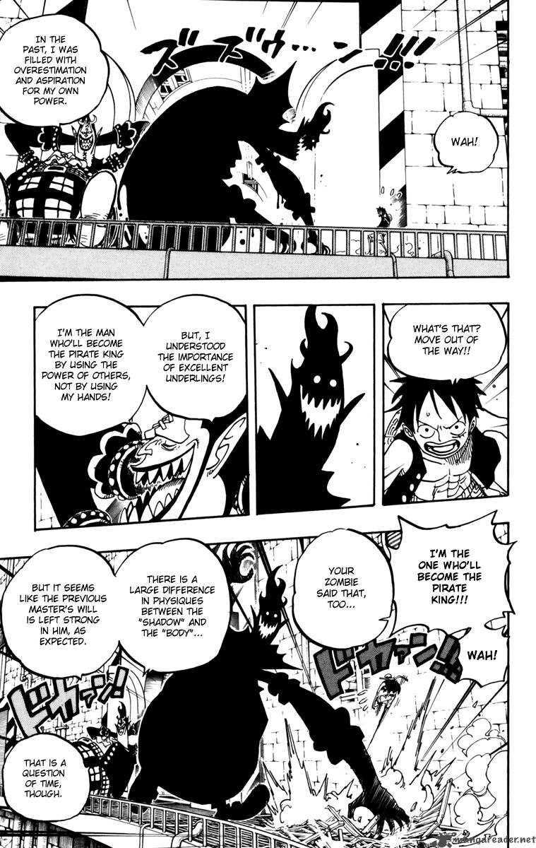 One Piece Manga Chapter 463 page 5 - Pirate Sanji vs Mysterious Absalom
