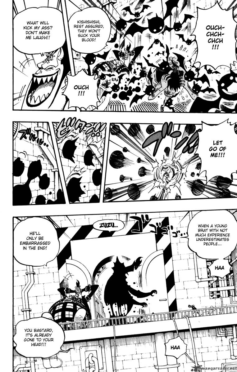 One Piece Manga Chapter 463 page 8 - Pirate Sanji vs Mysterious Absalom