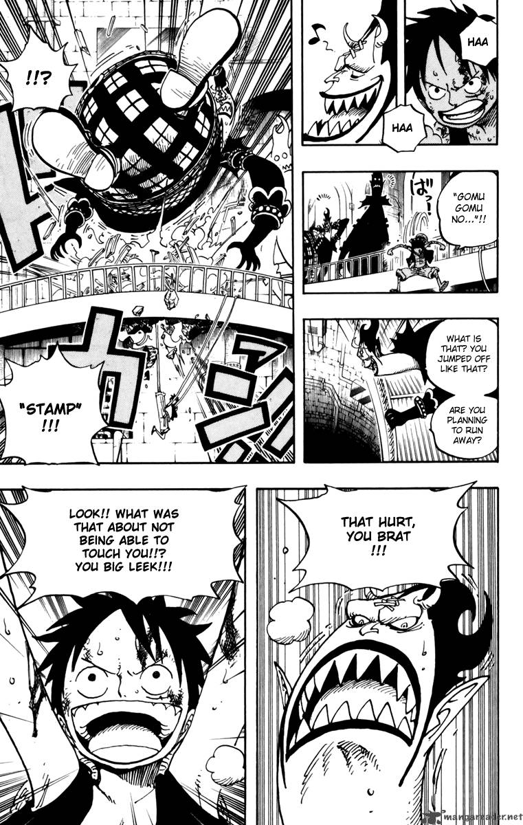 One Piece Manga Chapter 463 page 9 - Pirate Sanji vs Mysterious Absalom