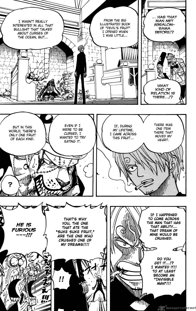 One Piece Manga Chapter 464 page 7 - Sanji's Dream