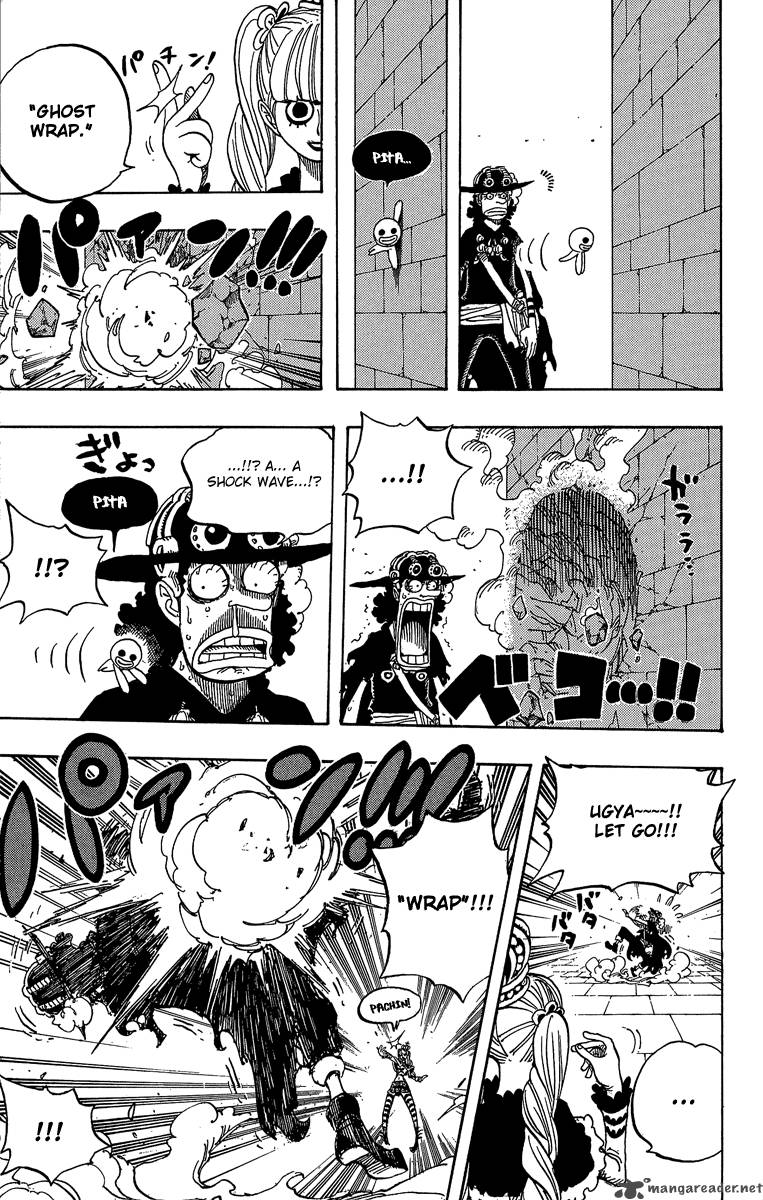 One Piece Manga Chapter 465 page 11 - Pirate Usopp vs Princess Perona
