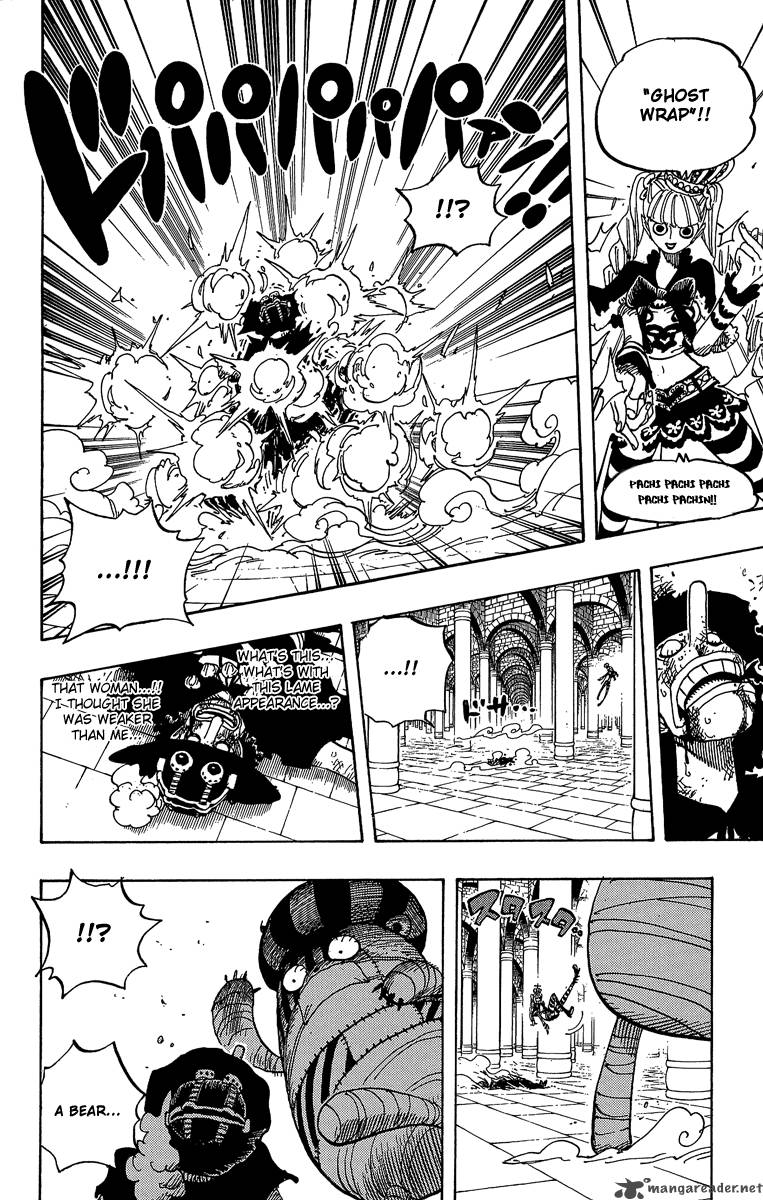 One Piece Manga Chapter 465 page 14 - Pirate Usopp vs Princess Perona