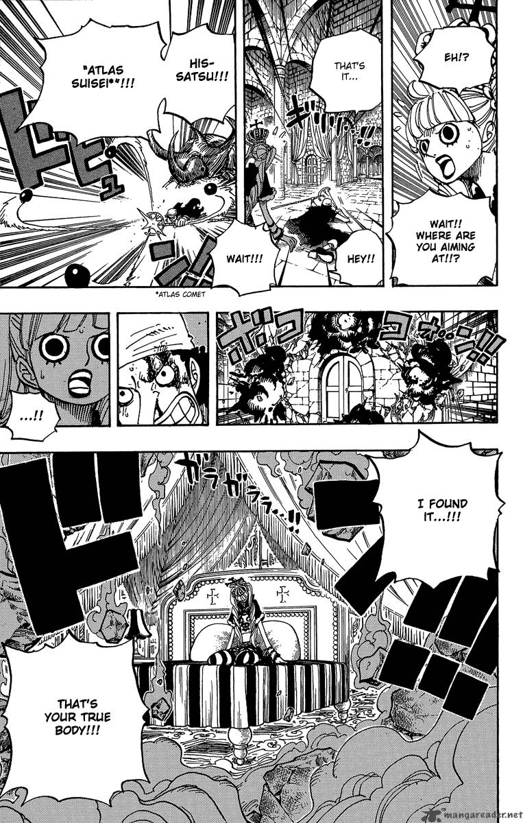 One Piece Manga Chapter 465 page 19 - Pirate Usopp vs Princess Perona