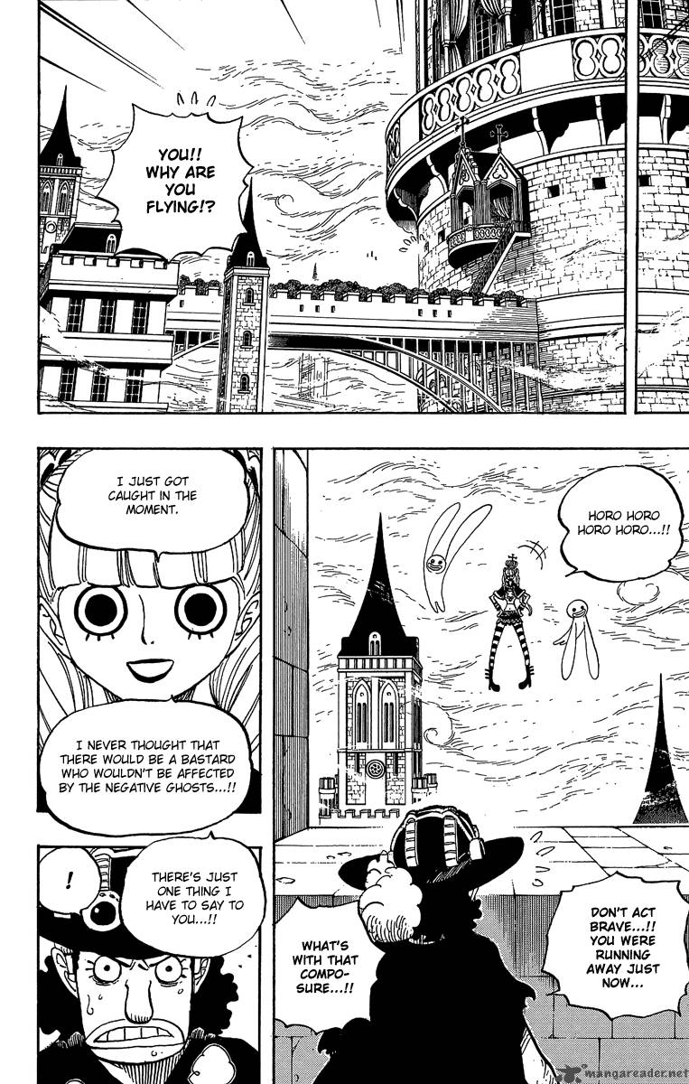 One Piece Manga Chapter 465 page 2 - Pirate Usopp vs Princess Perona