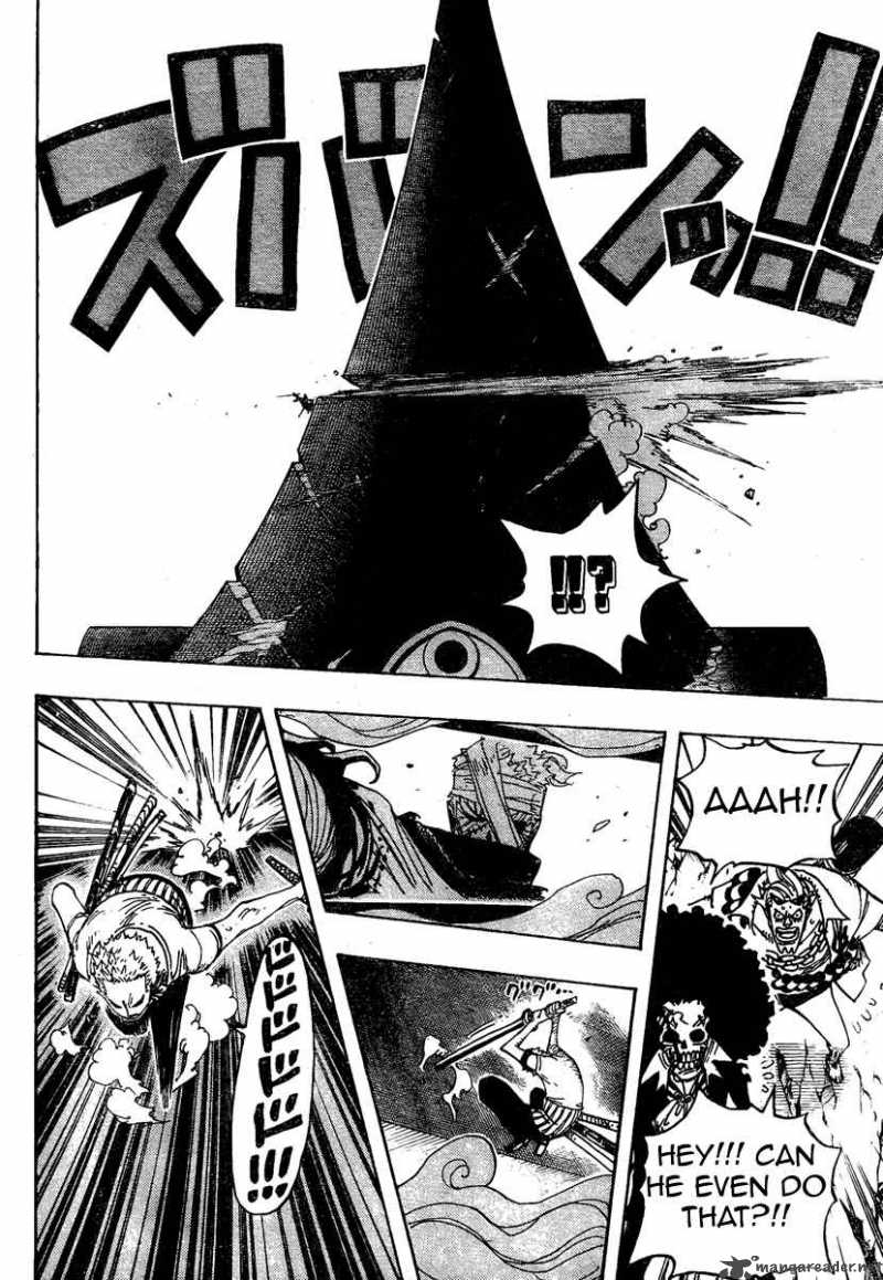 One Piece Manga Chapter 467 page 12 - Pirate Zoro vs Samurai Ryuma