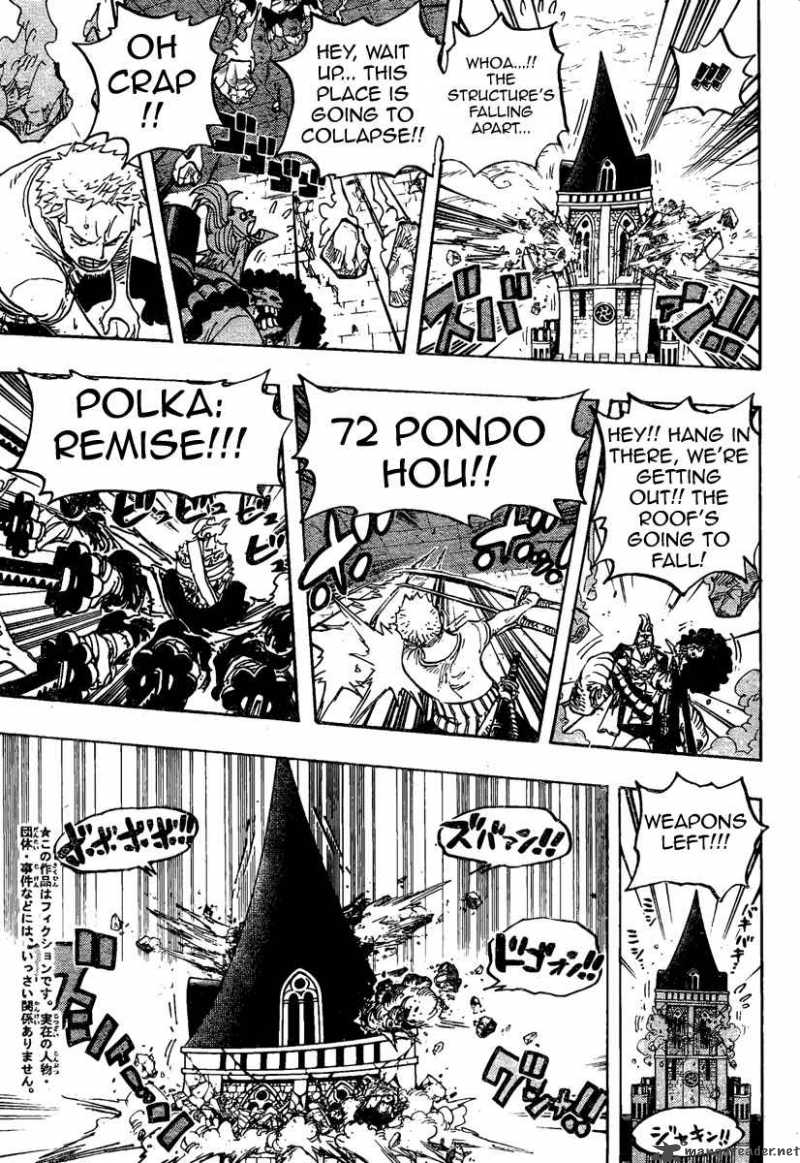 One Piece Manga Chapter 467 page 7 - Pirate Zoro vs Samurai Ryuma