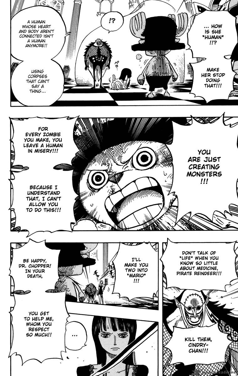 One Piece Manga Chapter 468 page 10 - Pirate Chopper vs Mysterious Hogback