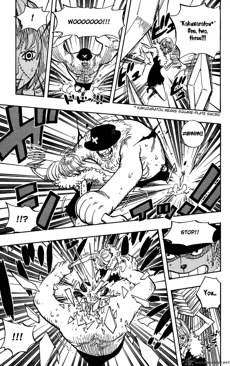 One Piece Manga Chapter 468 page 11 - Pirate Chopper vs Mysterious Hogback