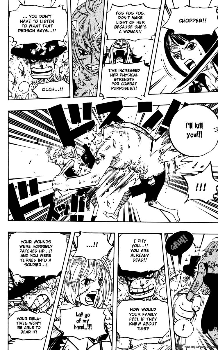 One Piece Manga Chapter 468 page 12 - Pirate Chopper vs Mysterious Hogback