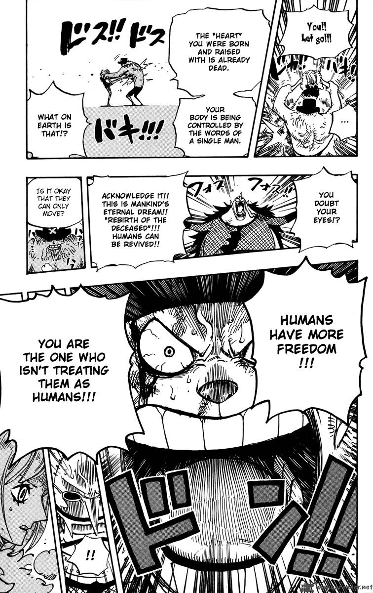 One Piece Manga Chapter 468 page 13 - Pirate Chopper vs Mysterious Hogback