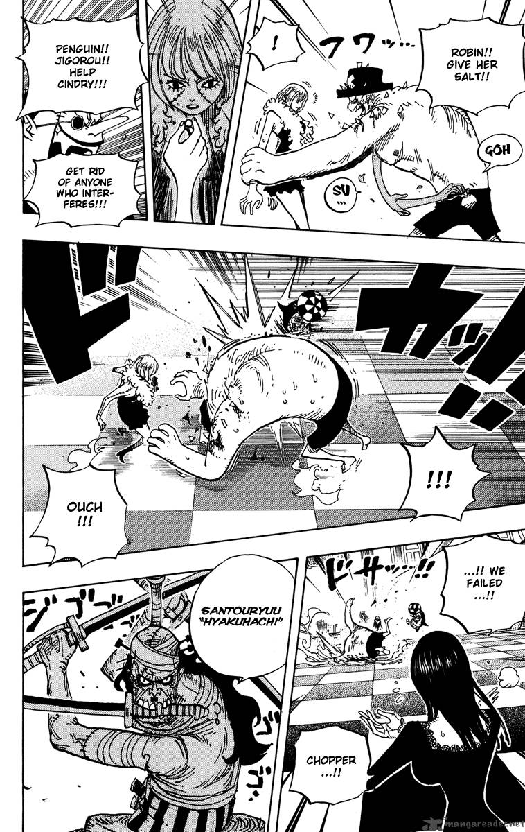 One Piece Manga Chapter 468 page 14 - Pirate Chopper vs Mysterious Hogback