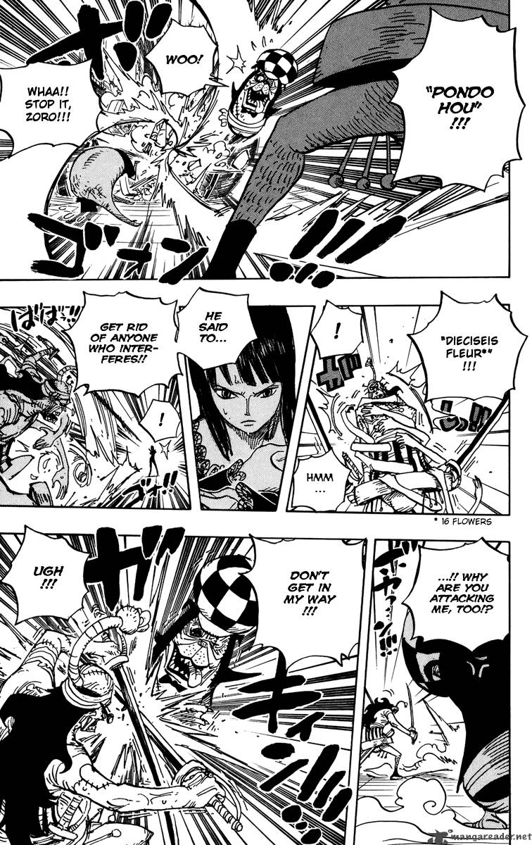 One Piece Manga Chapter 468 page 15 - Pirate Chopper vs Mysterious Hogback