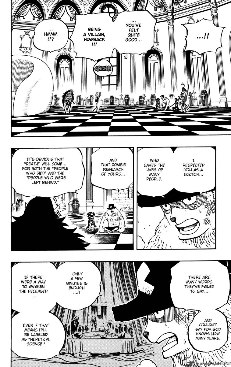 One Piece Manga Chapter 468 page 4 - Pirate Chopper vs Mysterious Hogback