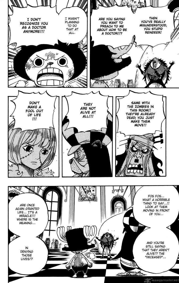 One Piece Manga Chapter 468 page 6 - Pirate Chopper vs Mysterious Hogback