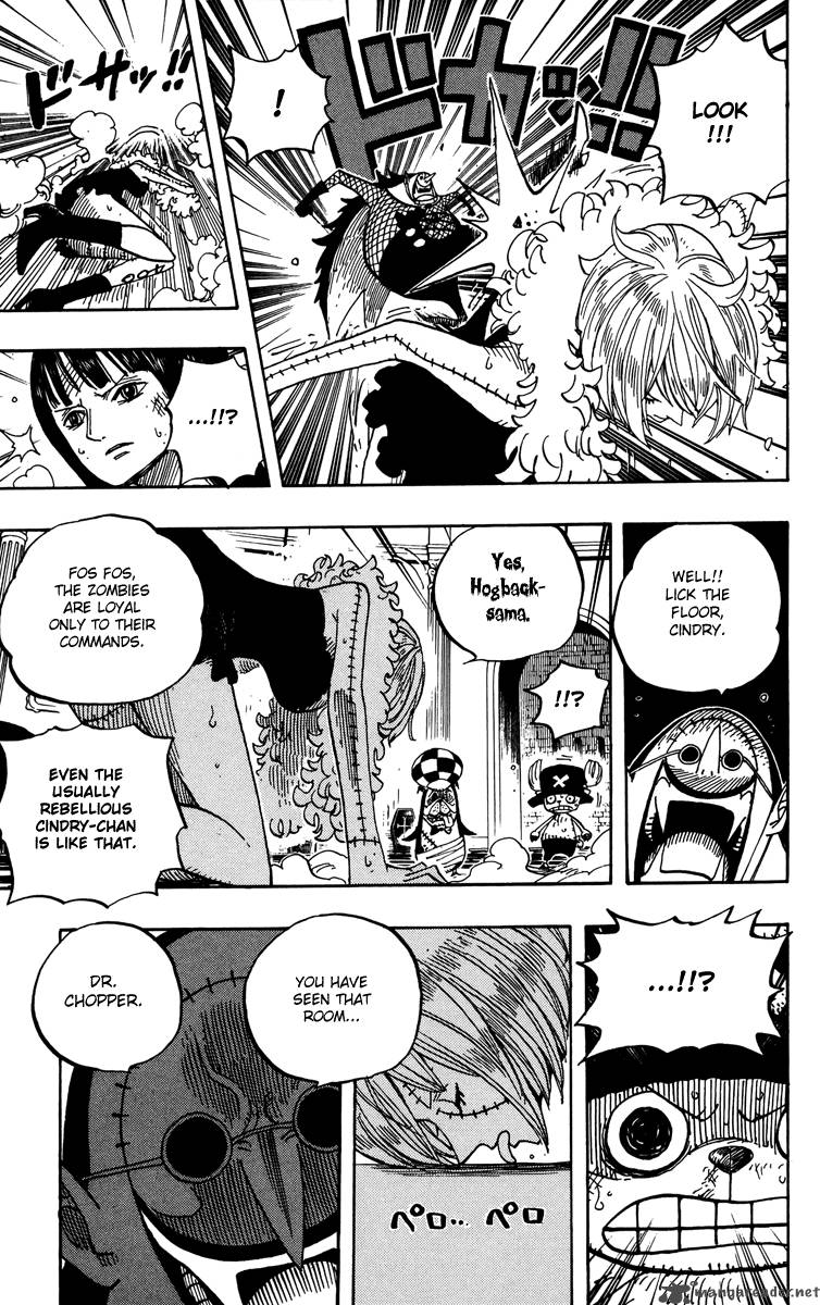 One Piece Manga Chapter 468 page 7 - Pirate Chopper vs Mysterious Hogback