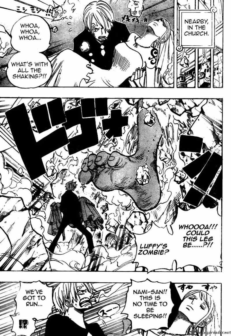 One Piece Manga Chapter 469 page 12 - Show Yourselves, Straw Hat Crew!!!