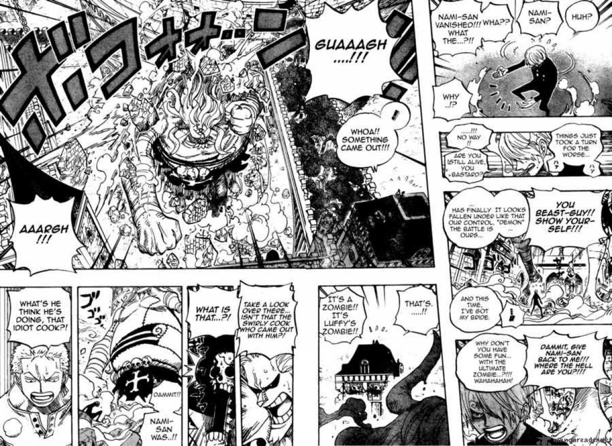 One Piece Manga Chapter 469 page 13 - Show Yourselves, Straw Hat Crew!!!