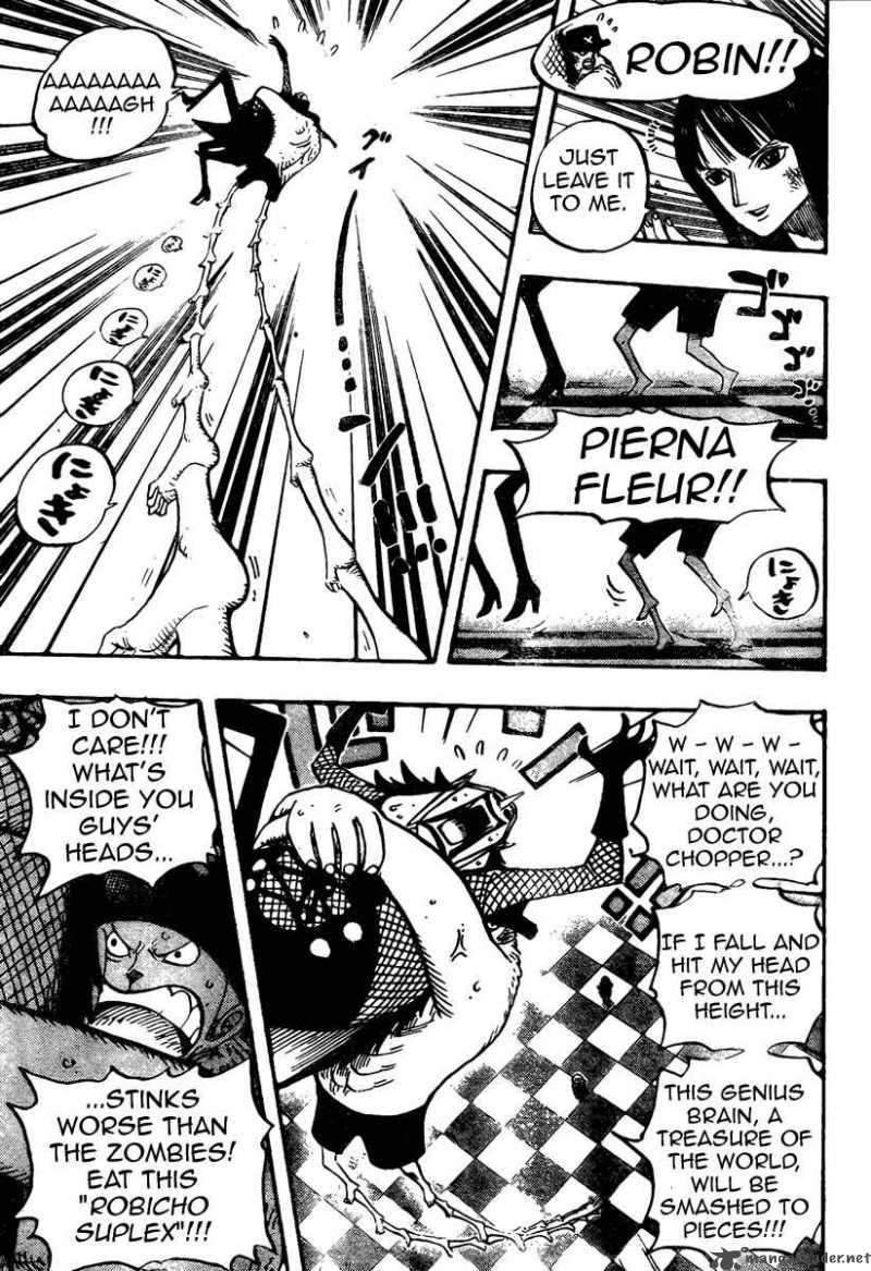 One Piece Manga Chapter 469 page 5 - Show Yourselves, Straw Hat Crew!!!