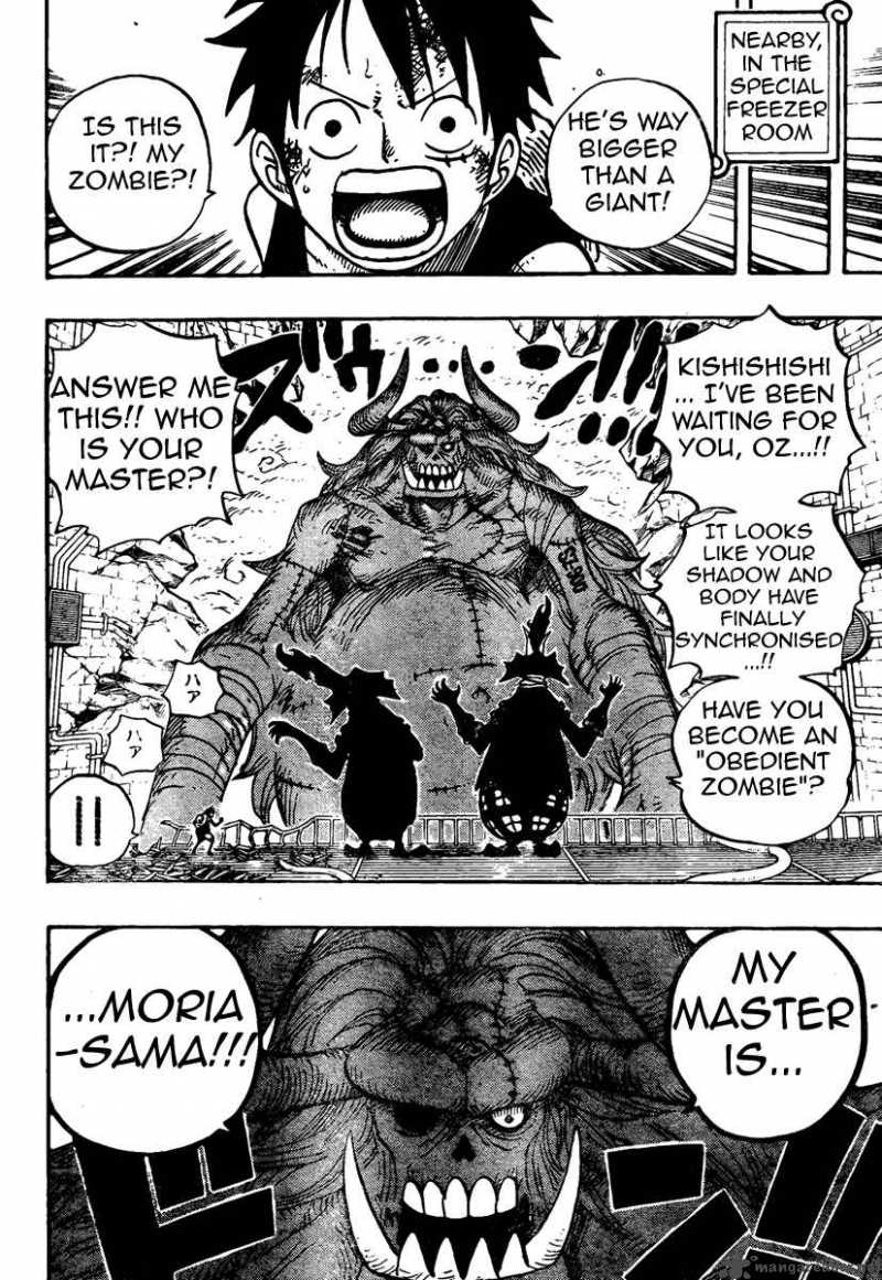 One Piece Manga Chapter 469 page 6 - Show Yourselves, Straw Hat Crew!!!