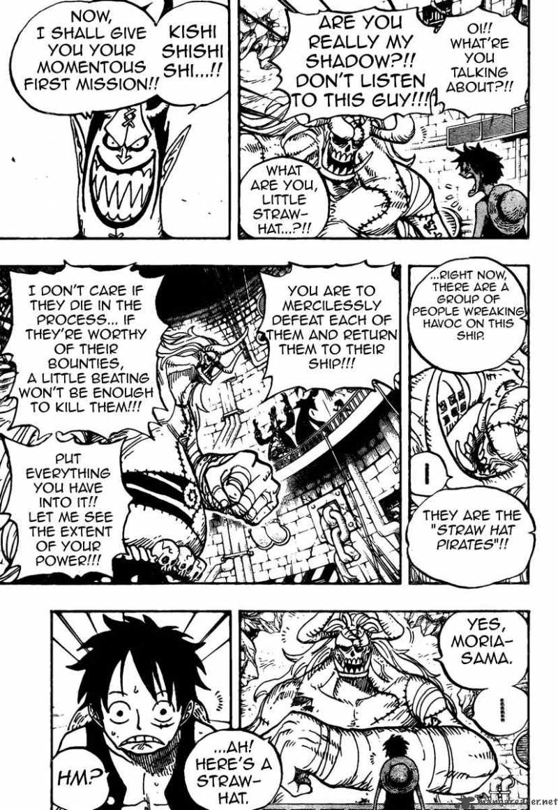 One Piece Manga Chapter 469 page 7 - Show Yourselves, Straw Hat Crew!!!