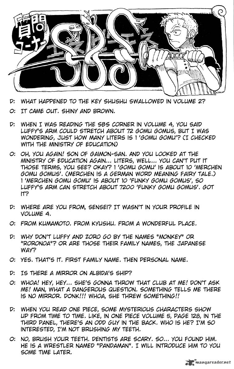 One Piece Manga Chapter 47 page 19 - Pirate Fleet Admiral "Don Krieg"