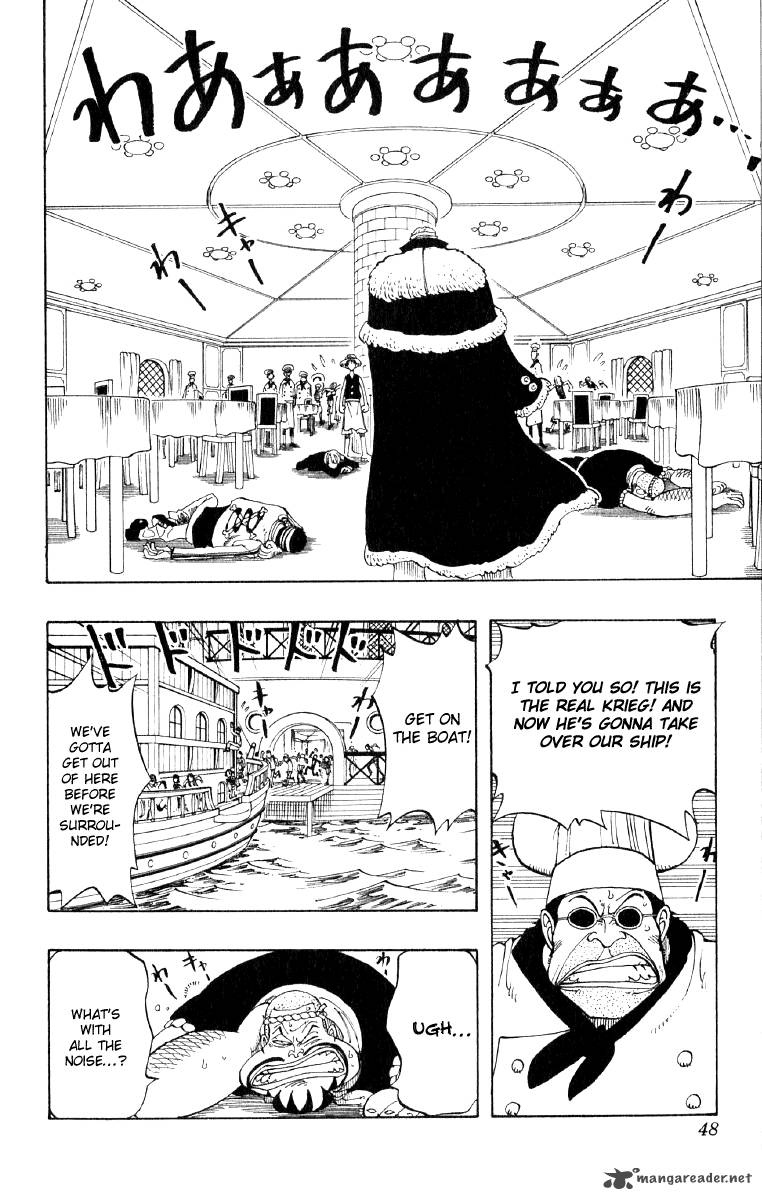 One Piece Manga Chapter 47 page 2 - Pirate Fleet Admiral "Don Krieg"