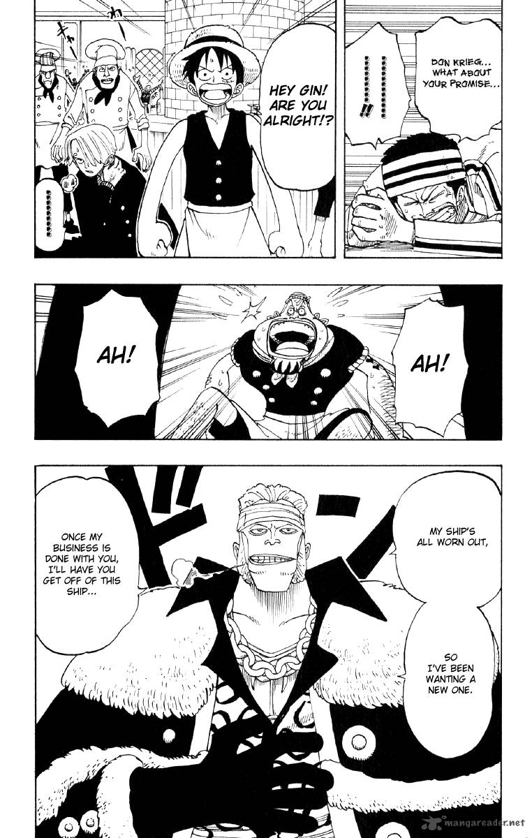 One Piece Manga Chapter 47 page 3 - Pirate Fleet Admiral "Don Krieg"