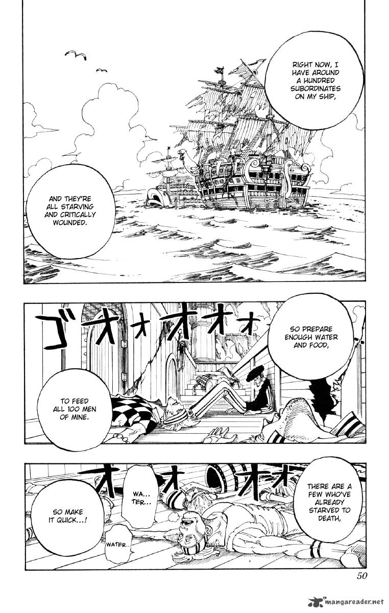 One Piece Manga Chapter 47 page 4 - Pirate Fleet Admiral "Don Krieg"