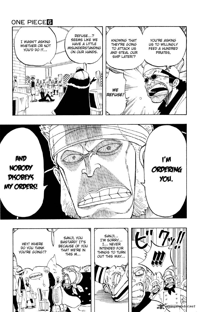 One Piece Manga Chapter 47 page 5 - Pirate Fleet Admiral "Don Krieg"