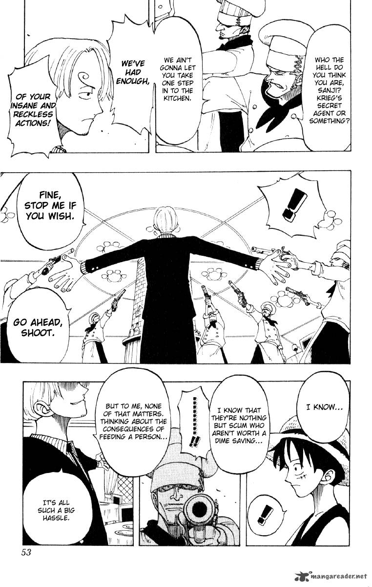 One Piece Manga Chapter 47 page 7 - Pirate Fleet Admiral "Don Krieg"