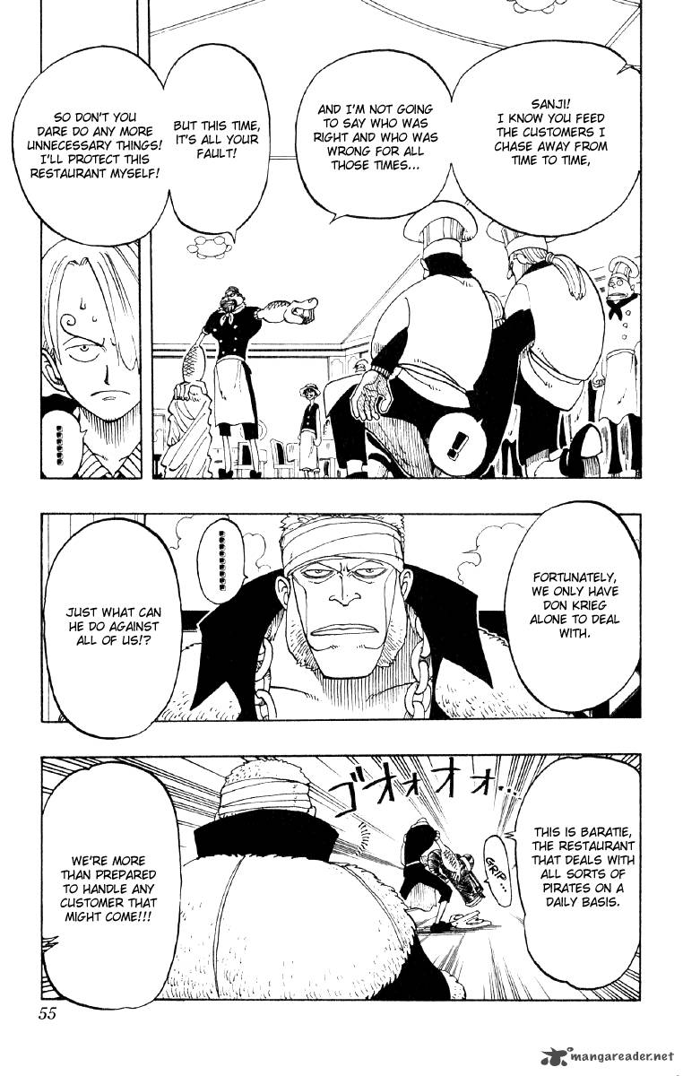 One Piece Manga Chapter 47 page 9 - Pirate Fleet Admiral "Don Krieg"