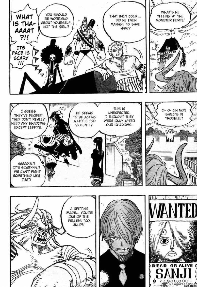 One Piece Manga Chapter 470 page 3 - Oars vs. Straw Hat Pirates