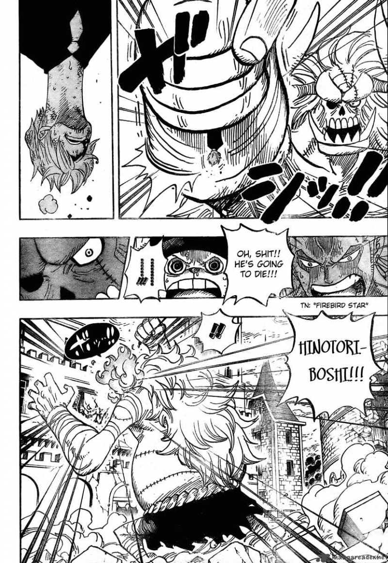 One Piece Manga Chapter 470 page 7 - Oars vs. Straw Hat Pirates