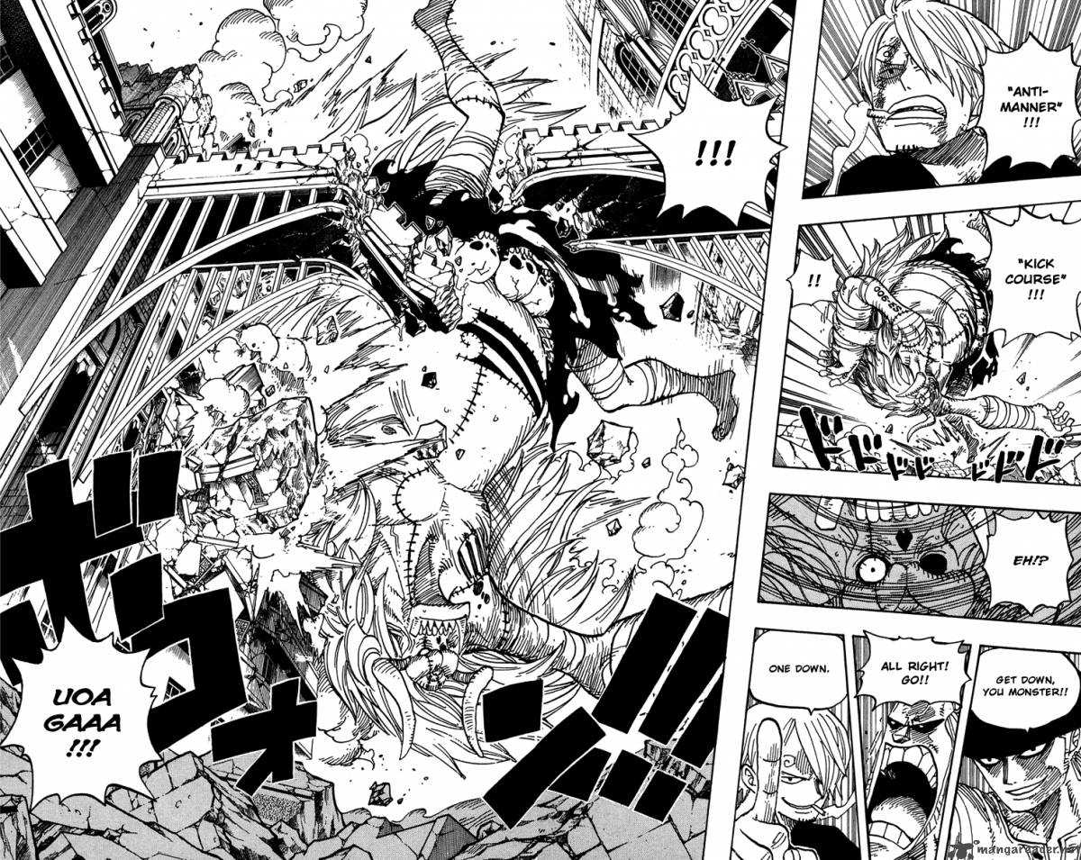 One Piece Manga Chapter 472 page 13 - Down