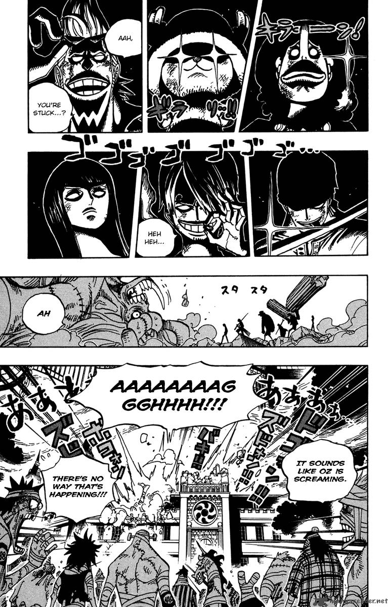 One Piece Manga Chapter 473 page 5 - Warlord Bartholomew Kuma Appears