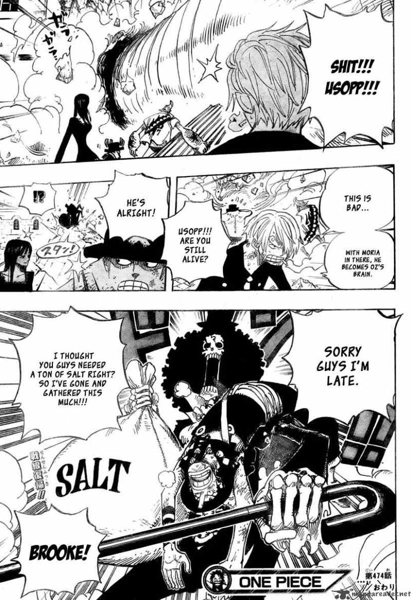 One Piece Manga Chapter 474 page 18 - We Have To Do It!