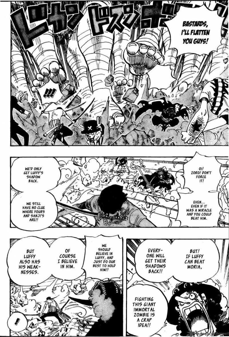 One Piece Manga Chapter 474 page 6 - We Have To Do It!