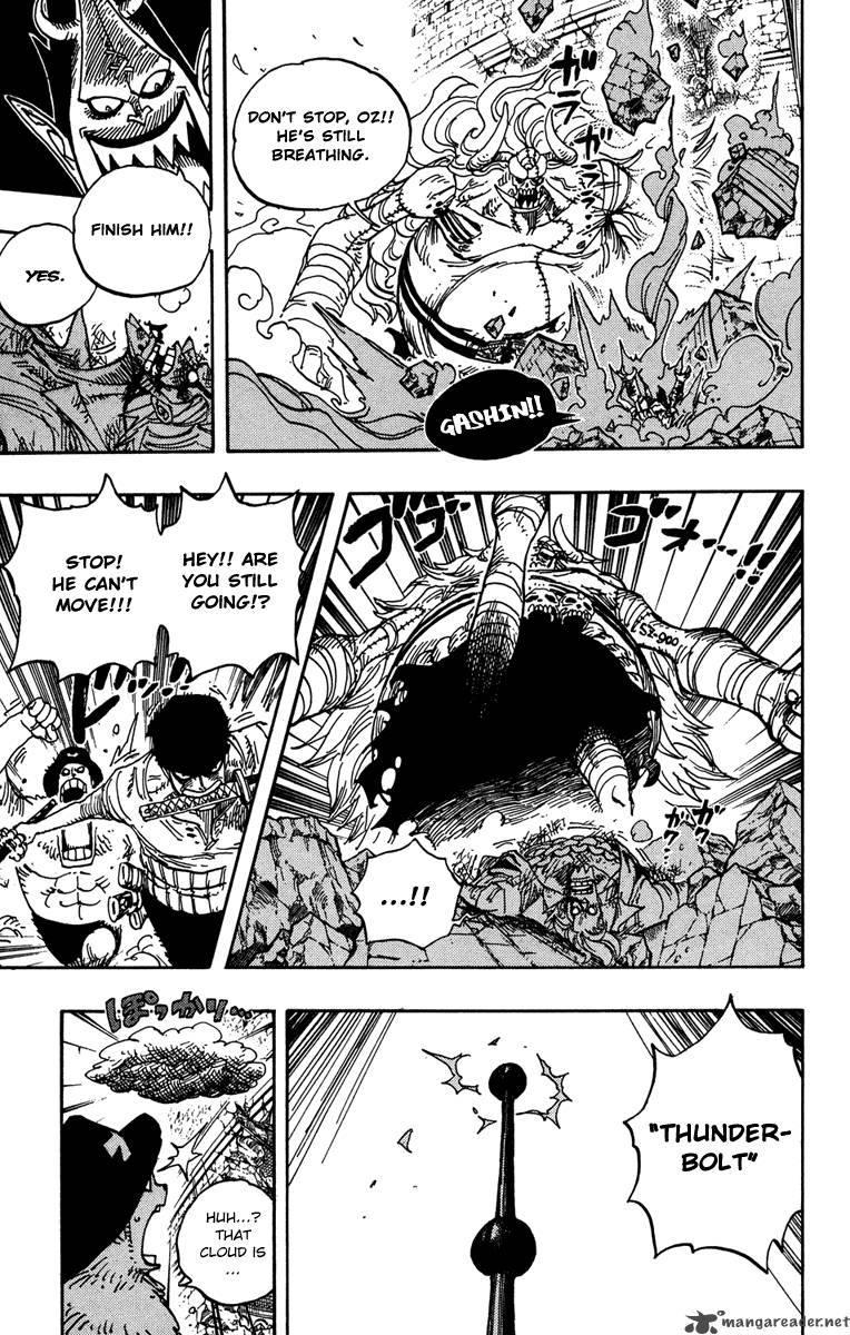 One Piece Manga Chapter 475 page 13 - Pirates of the Forest
